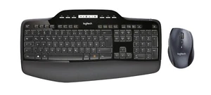 Logitech MK710 Tastatur Maus Desktop Set deutsch QWERTZ schwarz schnurlos Funk - Bild 1 von 1