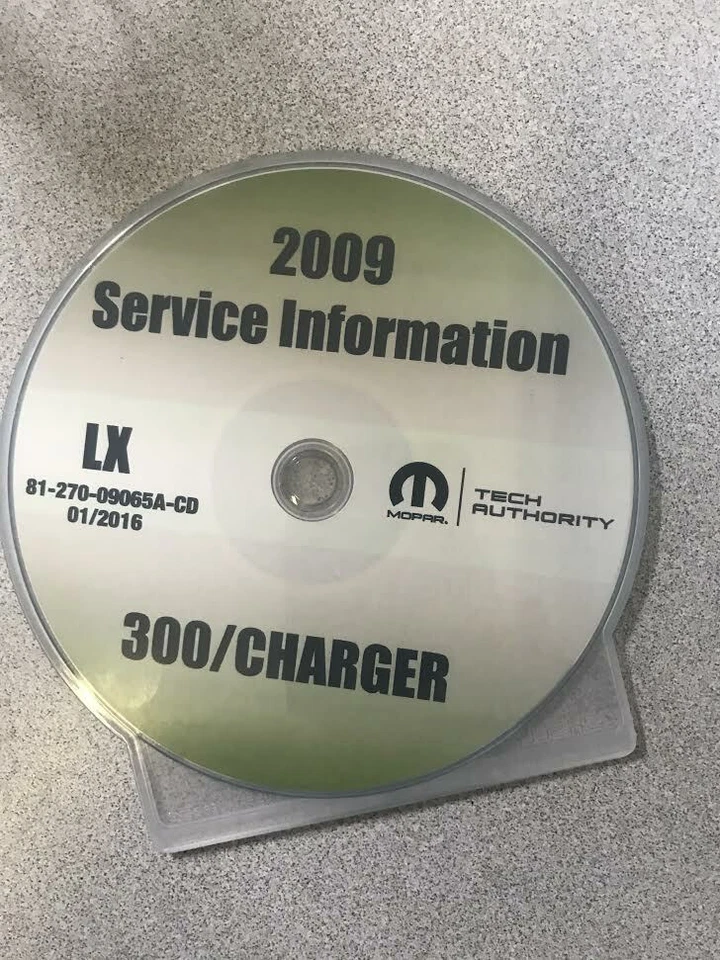 2009 Chrysler 300 Dodge Cargador Servicio Tienda Reparación Taller Manual CD - Imagen 1 de 1