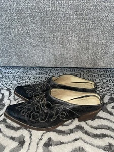 Corral Vintage Cowboy Slip on Booties Western Shoes Womens 9.5 Mule/Clog - Picture 1 of 9