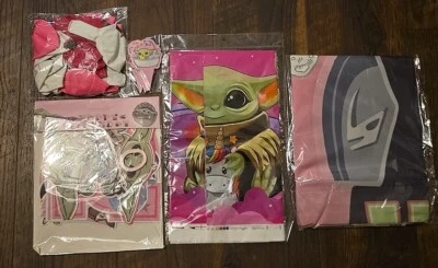 Lote de decoraciones de cumpleaños Baby Yoda Grogu Foto 1 de 4