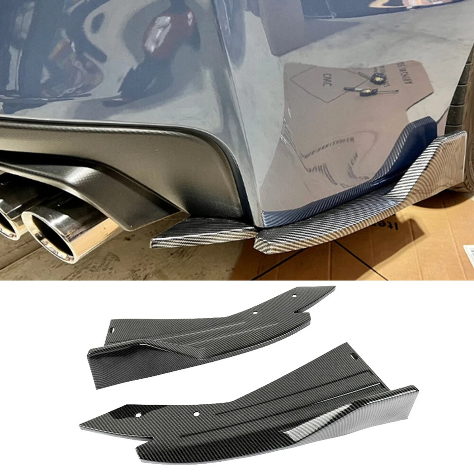 Difusor divisor alerón labio parachoques trasero fibra de carbono para Hyundai Elantra Foto 1 de 4