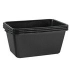 3x M�rtelkasten 40 Liter  M�rtelwanne M�rtelk�bel  Zementwanne Speiswanne  schwarz