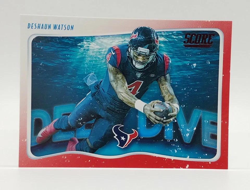 2020 Score Deshaun Watson Red Parallel Deep Dive #DD-DW Houston Texans 🔥🔥 - Image 1 of 2