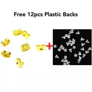 Pendientes de mariposa de plata esterlina 925 espalda tapas de empuje tapones de desplazamiento Reino Unido - Imagen 1 de 18