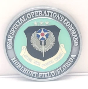 USAF Special Operations Command. Hurlburt Field, Florida. Challenge Coin - Picture 1 of 4