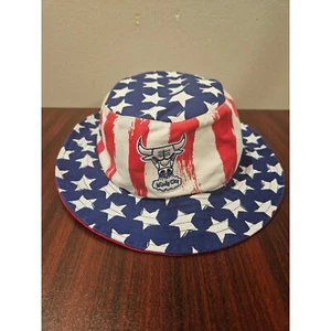 47 Brand Chicago Bulls Bucket Hat Windy City Stars Stripes Patriotic - Picture 1 of 6