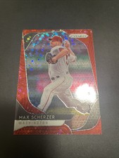 Max Scherzer 2020 Panini Prizm Red Donut Circles Prizms /99 Washington Nationals