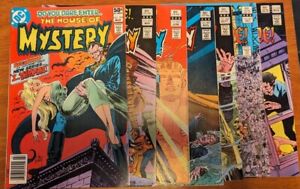 Lot Of 7 HOUSE OF MYSTERY Comics #290 Newstand + More NM 1st I, Vampire DC Key 