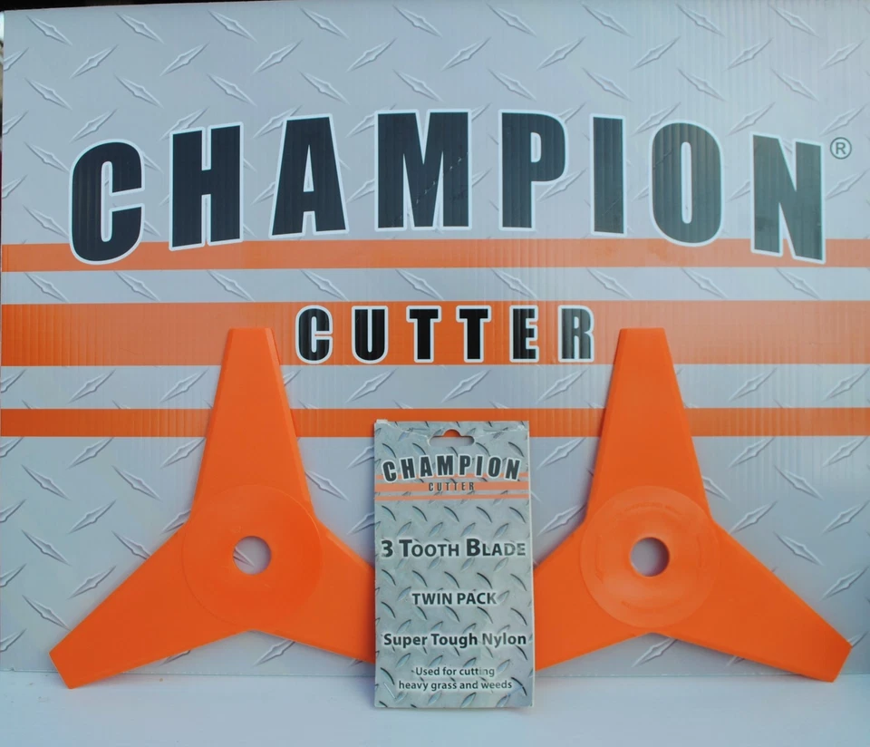 Pack de 2 3 dientes (tri cuchilla) Nylon súper resistente se adapta a casi todos los modelos   Foto 1 de 1