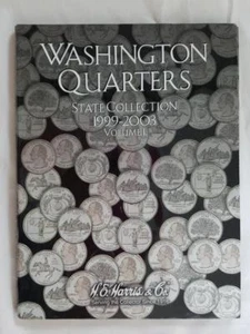 H.E. Harris Washington State Quarter Folder 1999 - 2003 Coin Storage Album Vol I - Picture 1 of 1