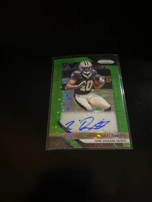 Tre'Quan Smith 2018 Panini Prizm Green Pulsar Prizm Auto RC Saints - Image 1 of 2