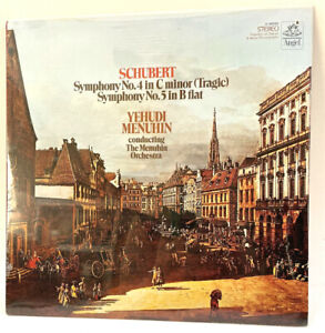  Schubert Symphony No. 4 In C Minor Tragic Symphony No. 5 In B-Flat LP 