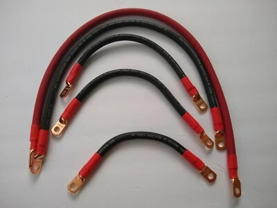 EZGO RXV Golf Cartfits 48 Volt 2gauge 2AWG Battery Cable Wiring Set Made in USA - Image 1 of 2