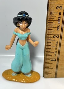 Vintage 1992 Disney Aladdin Jasmine Figure Toy Figurine Mattel Platform Stand Up - Picture 1 of 3