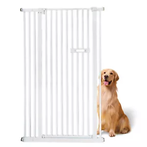 59 Inch Extra Tall Cat Gate - Indoor High Pet Barrier For Doorways And Hallways - Picture 1 of 11