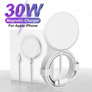 Magnetic Magsafe Wireless Fast Charger For iPhone 15 14 13 12 Pro Max - Photo 1 sur 6