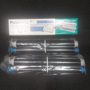 Panasonic KX-FA55 Replacement Ink Film 2 Rolls Value Pack NIB 164ft x 2ft NEW - Picture 1 of 12