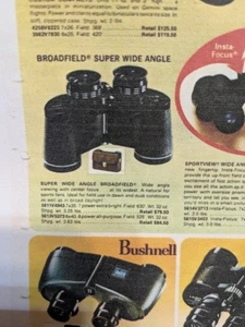 Bushnell (JB-50) Broadfield 7x,35 12* Super Wide w/Case: RARE!  - Picture 1 of 8