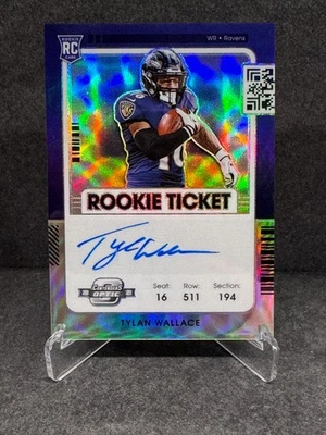 Tylan Wallace 2021 Panini Contenders Optic Rookie Ticket #136 - Image 1 of 2