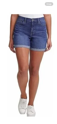 Pantalones cortos de mezclilla para mujer Calvin Klein Jeans, (azul TUUP, 4) NUEVOS CON ETIQUETAS Foto 1 de 3