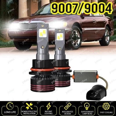 Kit de 2x 9007/HB5 faros LED haz alto bajo para LINCOLN Town Car 1990-2002 Foto 1 de 4