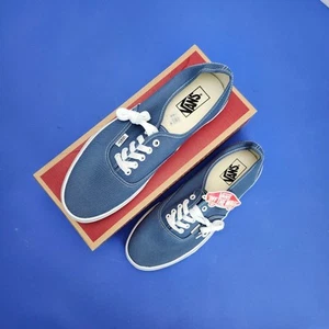 VANS MEN'S AUTHENTIC CANVAS NAVY VN000EE3NVY Size 12 M - Picture 1 of 5
