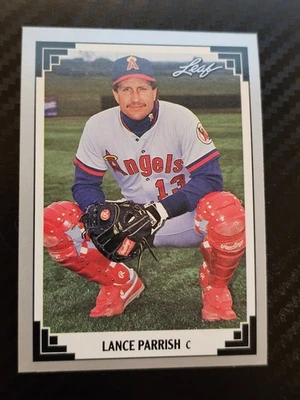 1991 Leaf - Lance Parrish #368 California Angels  - Image 1 of 2