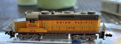Life-Like ~ N Scale ~ GP-20 Loco ~ SILVER UNION PACIFIC #474 - Image 1 of 4