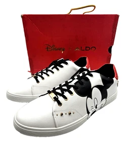 Aldo X Disney  Cool Mickey Mouse Womens Sneakers Size 12 White - Picture 1 of 9