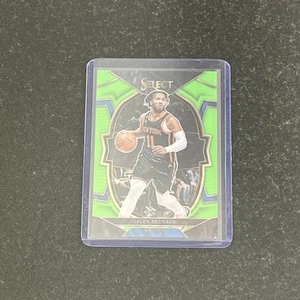 Jalen Brunson /75 Neon Green Prizm Panini Select Basketball 2022-23 NY Knicks - Picture 1 of 3