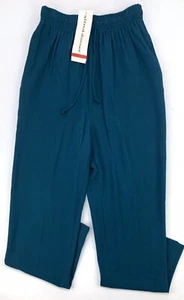 Alfred Dunner Womens Teal Blue Classic Fit, Comfort Elastic Waist Pants Sz 8 NWT - Bild 1 von 6