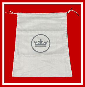 Peter Millar Drawstring Dust Storage Shoe Bag 12" X 15" Beige With Crown Logo