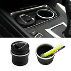 .Universal Fireproof Plastic Car Ash Tray Ashtray Storage Cup With Led For 1 3 4