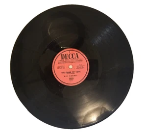 Bill Darnel The Game Of Love & Let Me Love You Shellac Record 28936 - Imagen 1 de 4