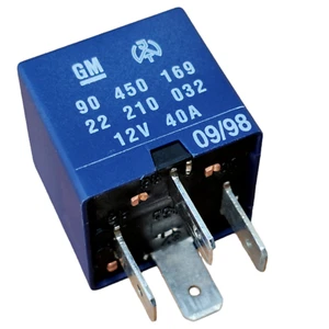 90450169 22210032 Relais Relay Multifunktionsrelais Arbeitsstrom GM Opel 12V - Picture 1 of 4
