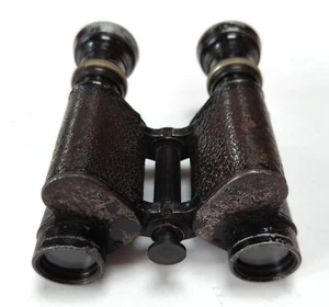 French Huet Paris 7x Extra Lumineuse WWI Binoculars. Individual Eye Focusing - Picture 1 of 5