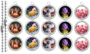 Juego de 15 collares con tapa de botella plana plateada SING 01 surtidos especiales - Imagen 1 de 1