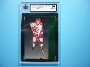 1992 1992/93 KROWN INTERNATIONAL PROMO HOCKEY CARD NNO WAYNE GRETZKY KSA 10 PS - Picture 1 of 2