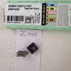 6 NEW TIGER-TEC/WALTER SNMX120512-F67 CARBIDE INSERTS. GR WSP45S {Z545} - Picture 1 of 1