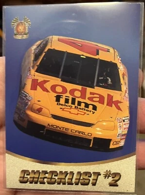 1996 SCORE BOARD NASCAR CHECKLIST #2 CARD 100 - Image 1 of 2