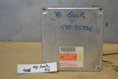 8966112490 Unidad de control del motor Toyota Corolla 1990 módulo ECU 16 9H4 Foto 1 de 3