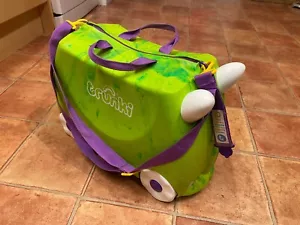 Trunkisaurus Dinosauro Trunki Verde Valigia da Passeggio per Bambini Bagaglio a Mano - Foto 1 di 23