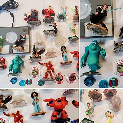 LEGO DIMENSIONS USB PORTAL BASE PAD PS4 PS3 WIIU WII U 3000061482 W/ CHARACTERS - Image 1 of 4