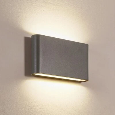 Modern Outdoor 12W LED Wall Lamp IP65 Aluminum UP Down Wall Light Garden Sconce - Image 1 of 4