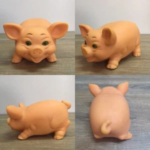 Vintage rare collectible Rubber pig Toy (Made In USSR) - Picture 1 of 12