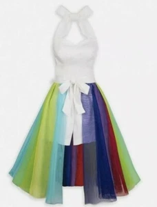 New Disney The Dress Shop Inside Out Unicorn Women's Halter Romper & Skirt XL - Picture 1 of 9