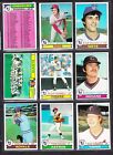 1979  Topps Mlb Baseball Single Cards  (#251 - #500)  Excellent-Near Mint