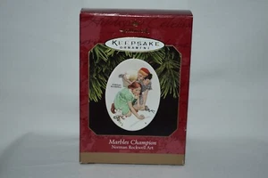 Hallmark Ornament 1997 Marbles Champion Norman Rockwell - Picture 1 of 1