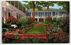 Postal Hope Farm Mansion Natchez Mississippi MS UNP lino - Imagen 1 de 2