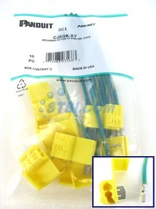 Panduit CJSGK-XY Grounding Kit for Shielded Jack Modules, 10-Pack ~STSI - Picture 1 of 5